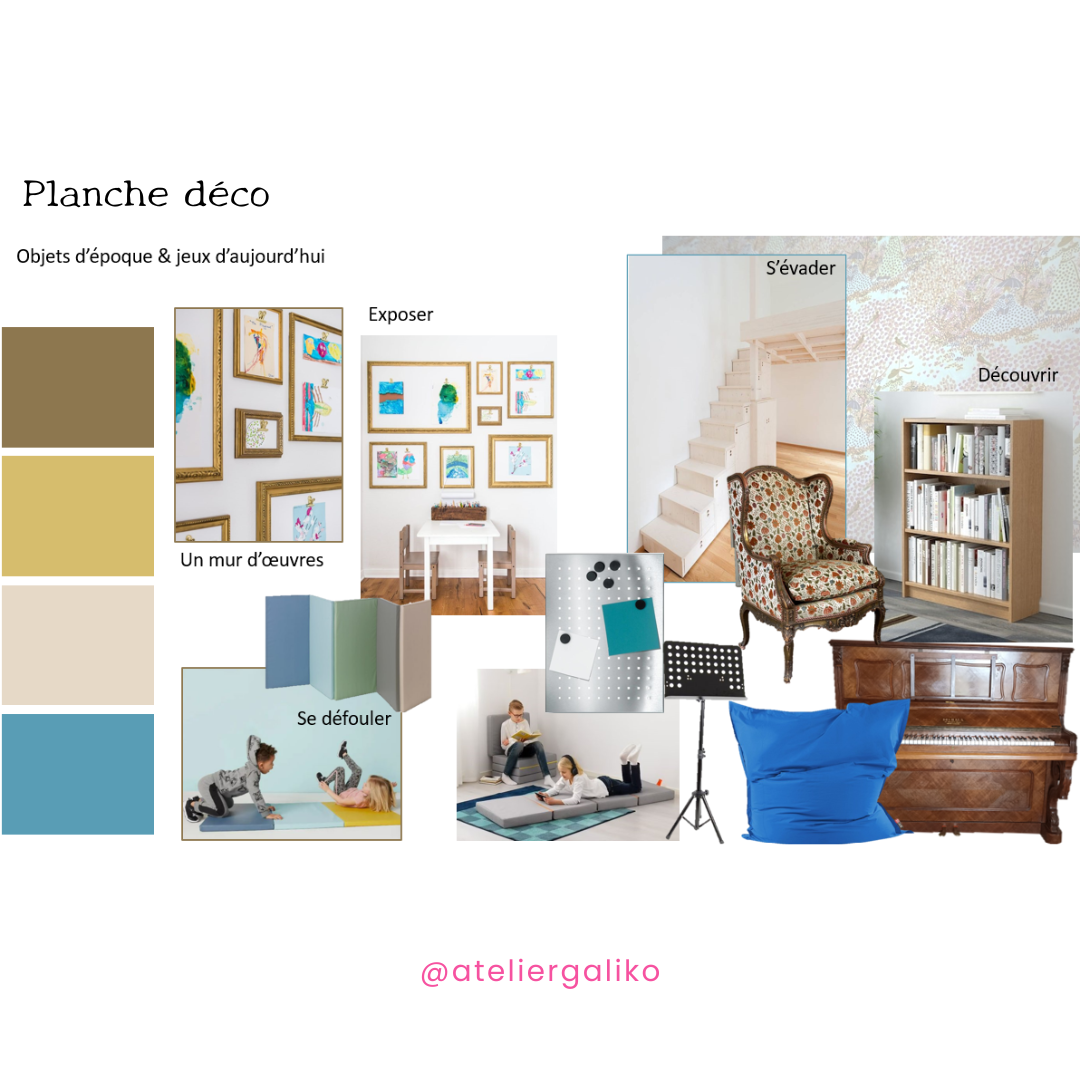 projet salon atelier galiko lise nelson