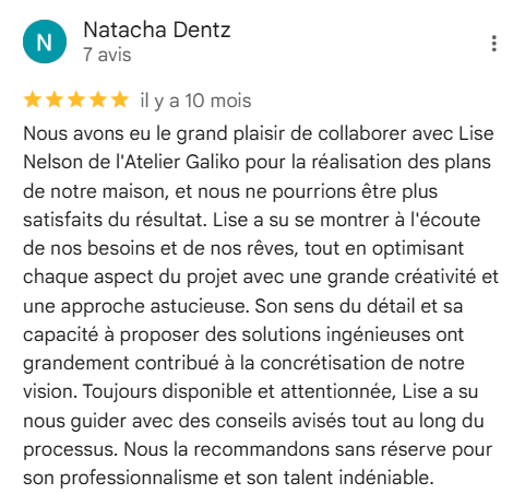 avis google atelier galiko